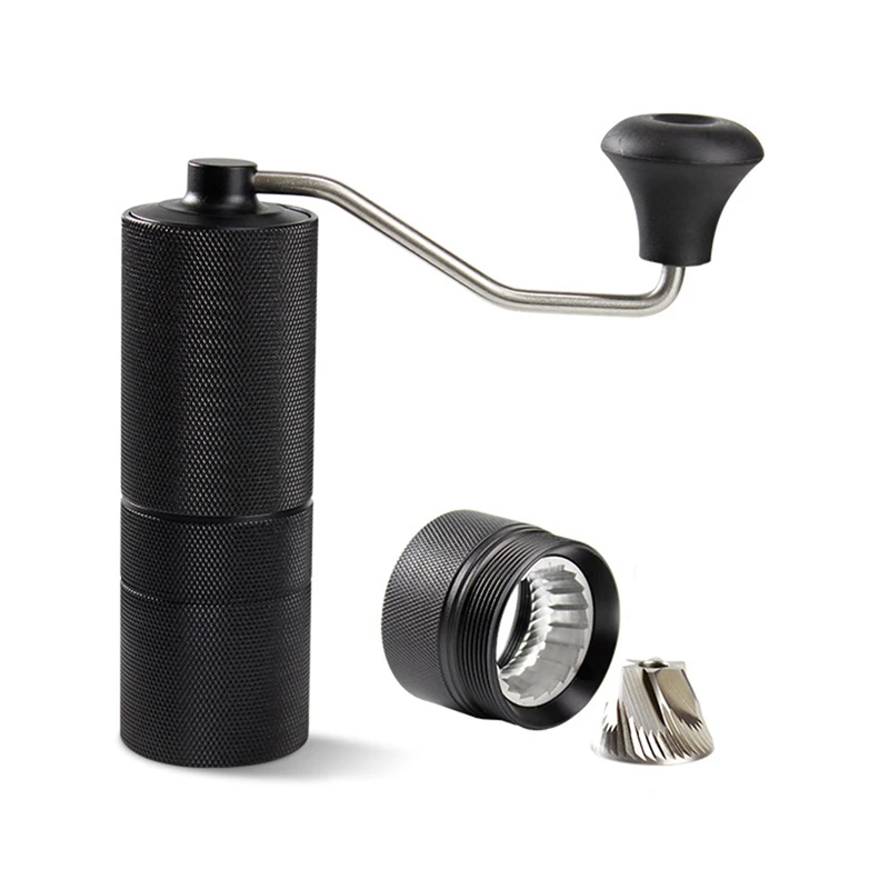 

Manual Coffee Grinder Stainless Steel With Aluminum Housing Portable Hand Grinder Mill