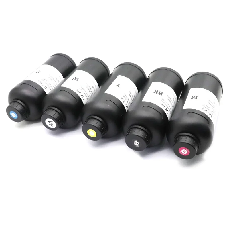 Фото Светодиодные УФ-чернила 1000 мл для принтера Epson 1390 R1800 R1900, печатающая головка для i3200 i1600 TX800 XP600 L800 L1800 L805 DX5 DX7 DX10 DX4 DX6 №5