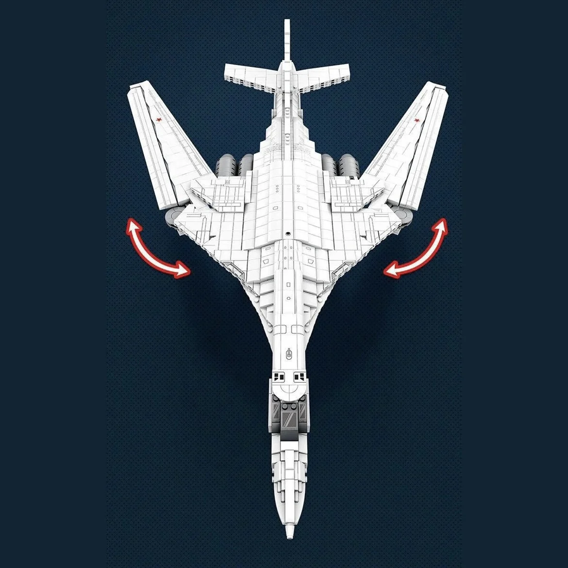 Конструктор военный русский стиль строительные блоки: черный джек