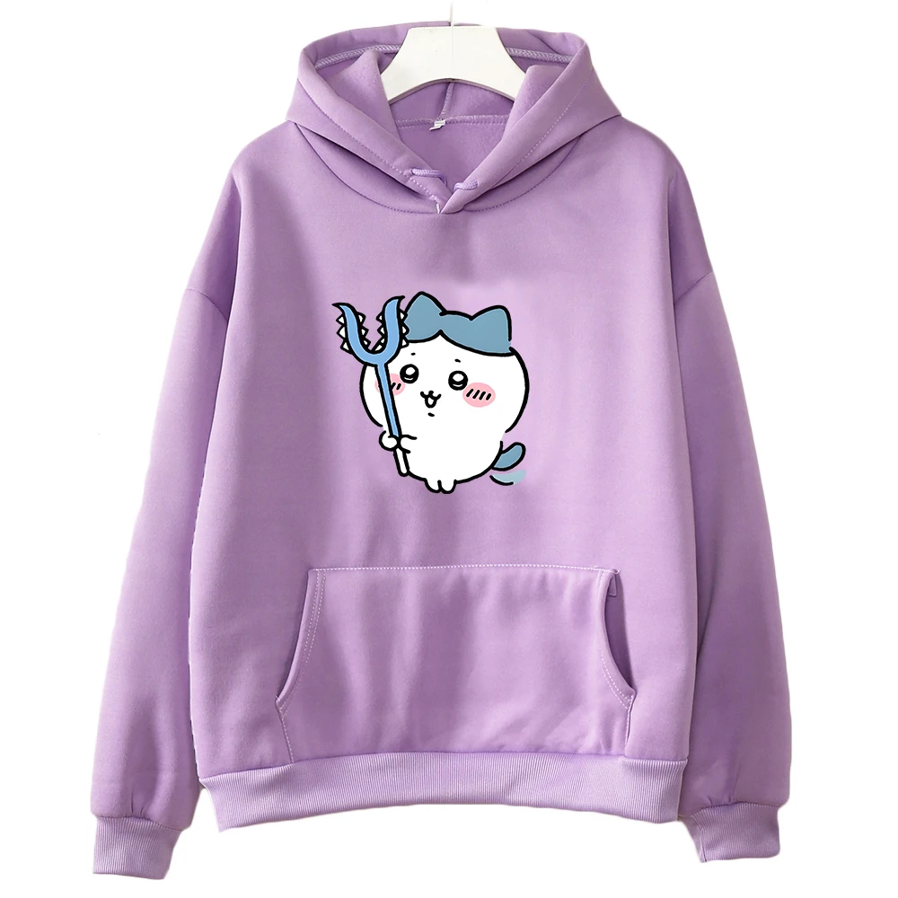 

Chiikawa Cute Cartoon Hoodie Graphic Long-sleeved Kawaii Sweatshirt Manga/Comic Aesthetic Streetwear Soft for Boys/girls