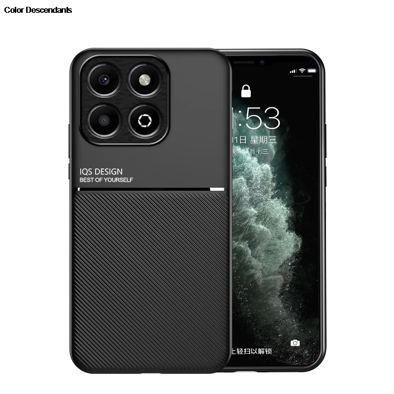 Фото Роскошный чехол для Huawei Honor X5C / X5C Plus, однотонный, магнитный, для Honor X5C, NLA-LX1, NLA-LX2P, X5C, чехол-книжка для телефона №5