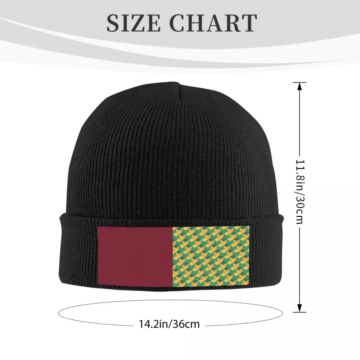 Tomioka Giyuu Haori узор теплая вязаная шапка хип-хоп капот осень зима уличные шапки для