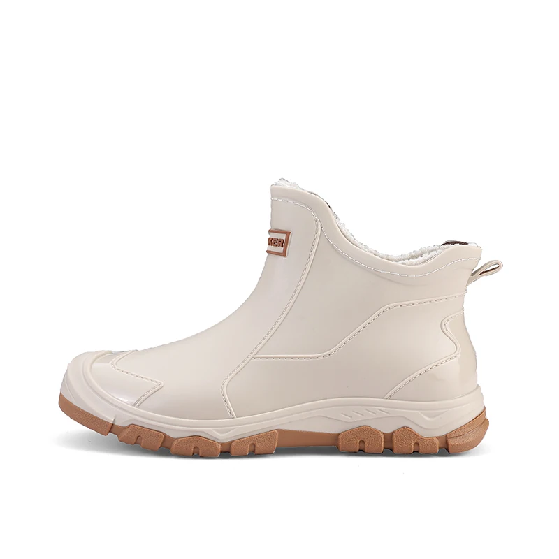 COZOK/мужские непромокаемые нескользящие короткие ботинки непромокаемая обувь