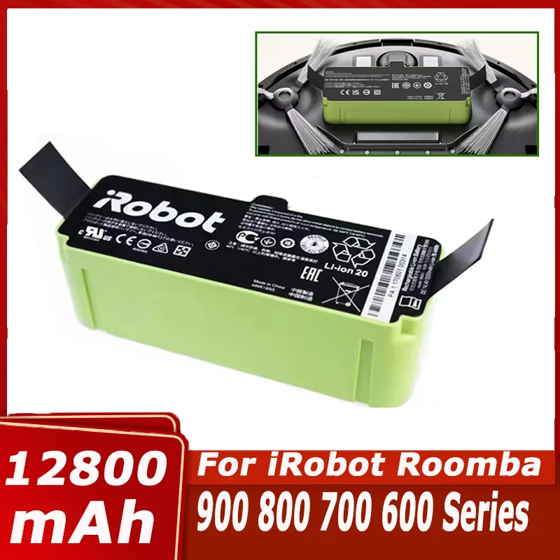 Фото НОВЫЙ литий-ионный аккумулятор 9800 мАч для роботов-пылесосов iRobot Roomba серий 900, 800, 700, 600 (модели 960, 980, 981, 965, 895, 675, 695, 692, 690, 680, 890, 860) №2
