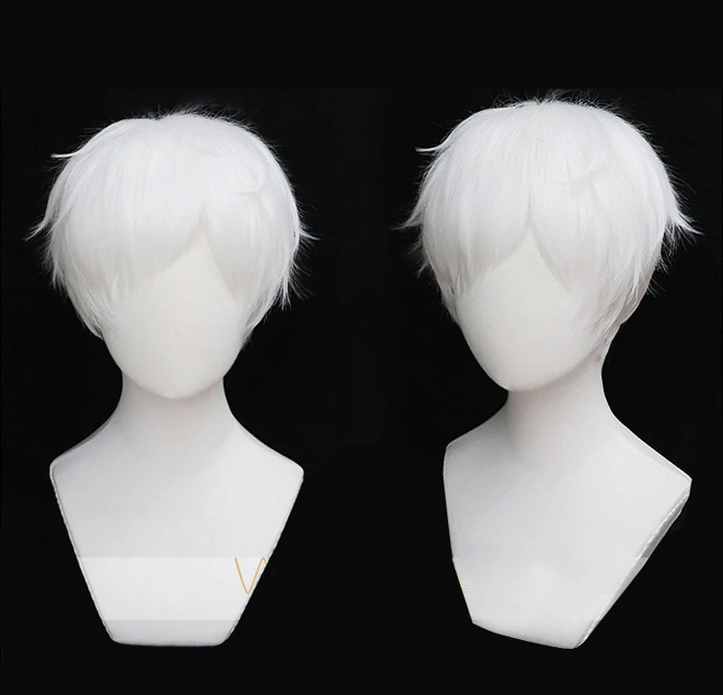 

Парик для косплея нормана из аниме «Yakusoku no Neverland», «обещанный невер», 22194, белые термостойкие синтетические волосы, парики с шапочкой