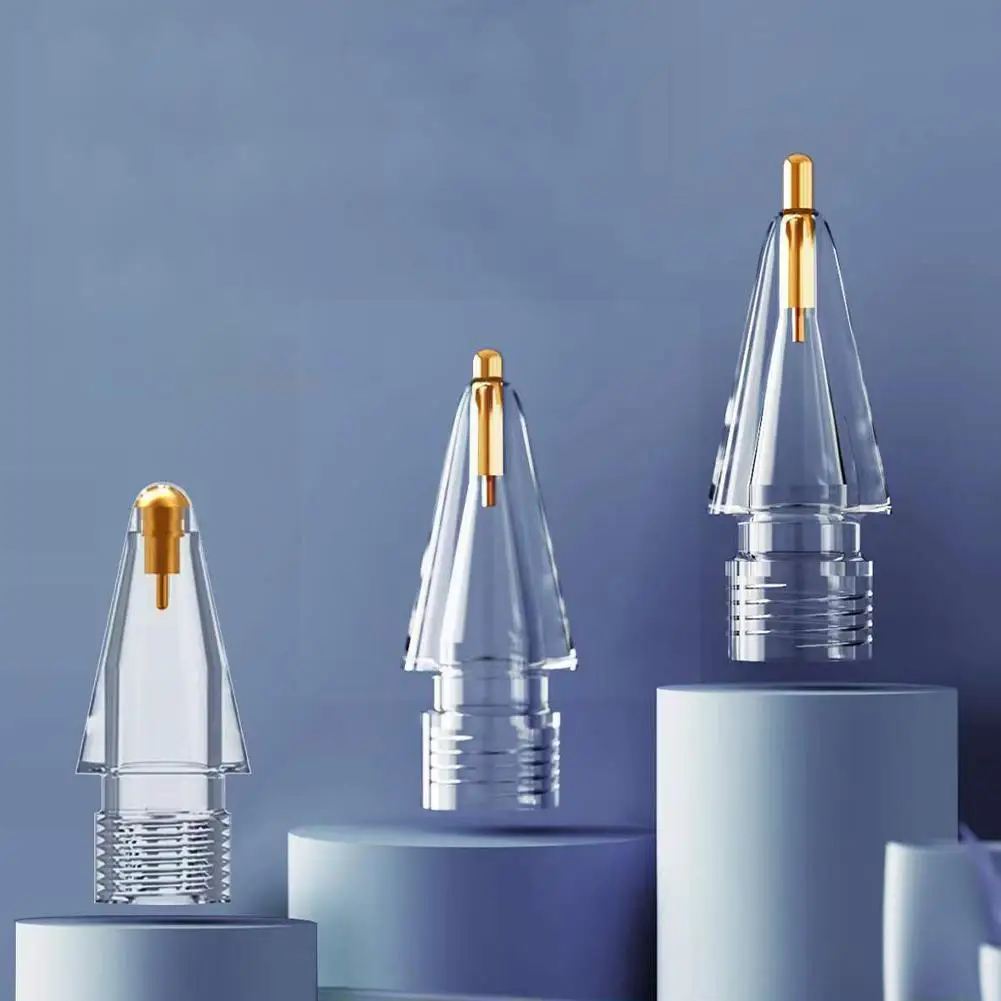 

New Upgrade Pencil Tips For Pencil 1/2 Stylus Nib Transparent Needle Tube Wear-resistant Replacement Tip N8n4