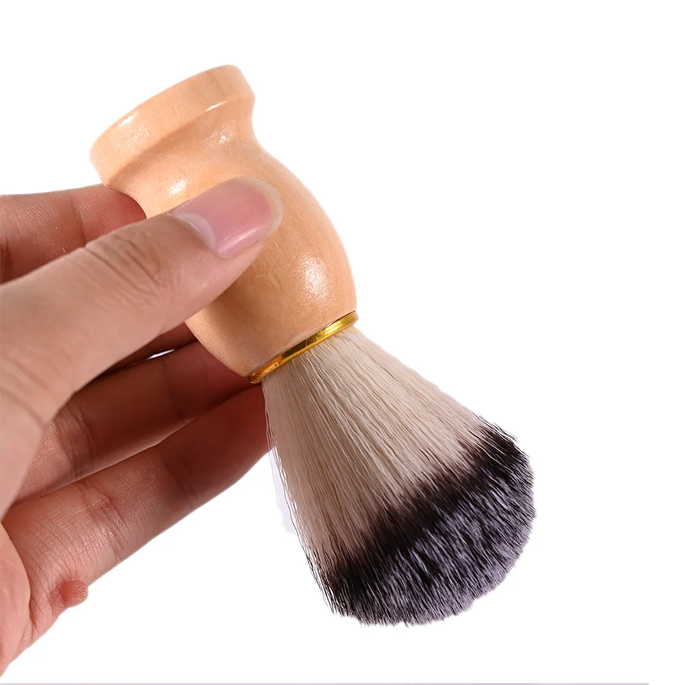 

Мужская кисть для бритья бороды, барсук, волосы, бритье, деревянная ручка, прибор для чистки лица, высококачественный профессиональный инструмент для салона