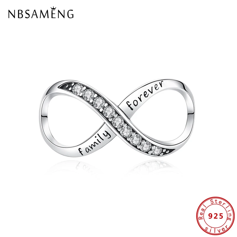 Бусины-шармы из серебра 100% пробы для браслетов и ожерелий