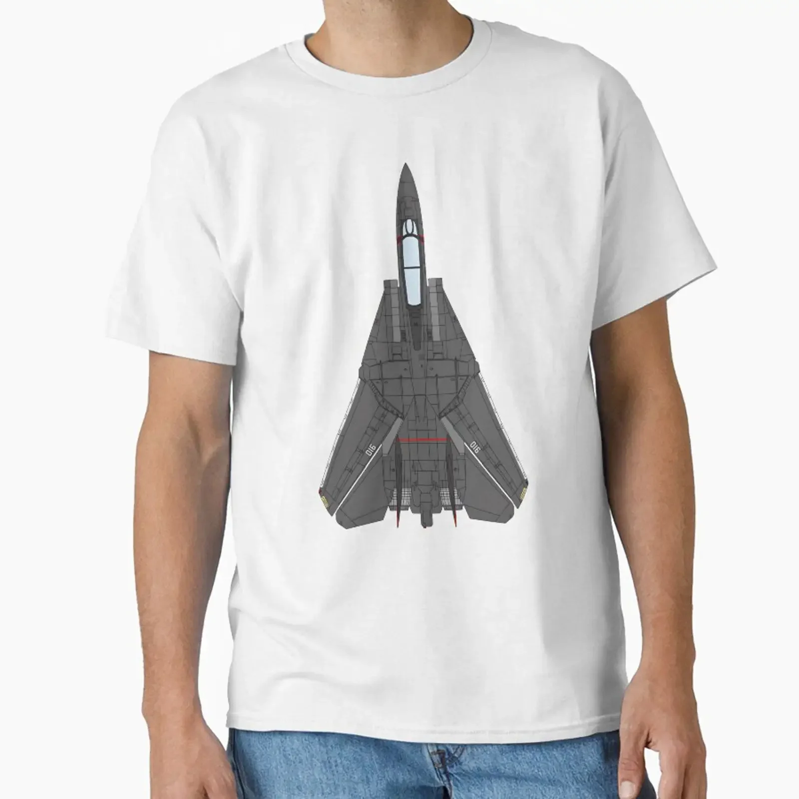 Фото Ace Combat Razgriz F 14A Tomcat, разработанный и проданный StreetArtiist, винтажный, с эффектом потертости, повседневный, унисекс, мягкий, слегка в стиле стритвир. №1