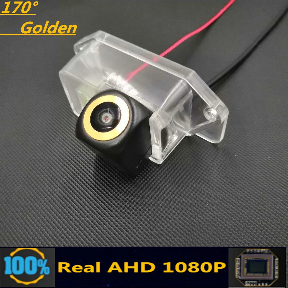 

170° AHD 1080P Golden Lens Car Rear View Camera For Mitsubishi Lancer sedan 2011 2012 2013 2014 -2019 Reverse Vehicle Monitor