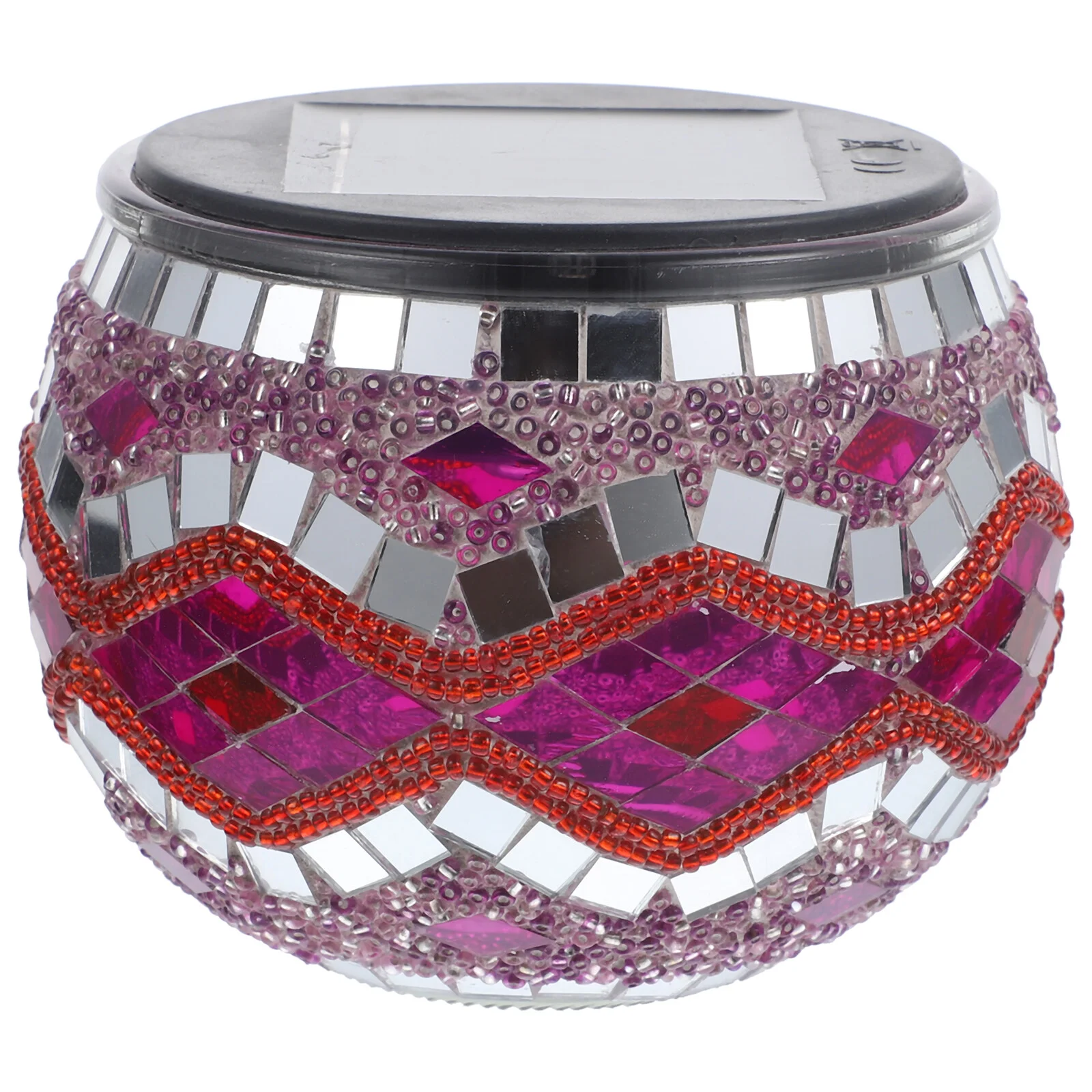 

Night Light LED Yard Waterproof Lamp Solar Decorative Powered Mosaic Glass Ball
