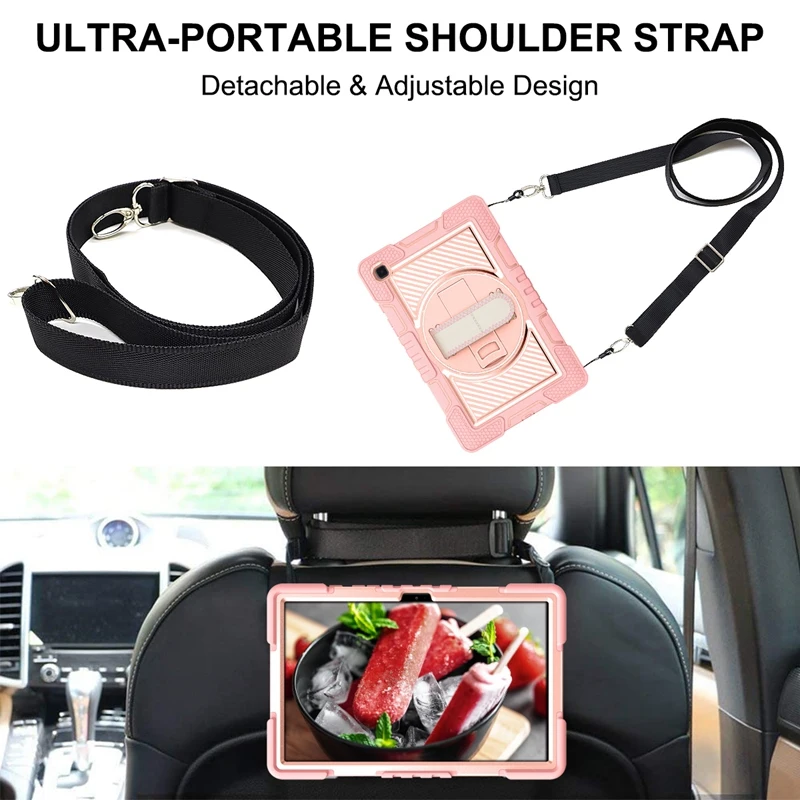 Для Samsung Tab A7 T500/T505 10 4-дюймовый защитный чехол с 360° ° Защитная крышка вращающегося