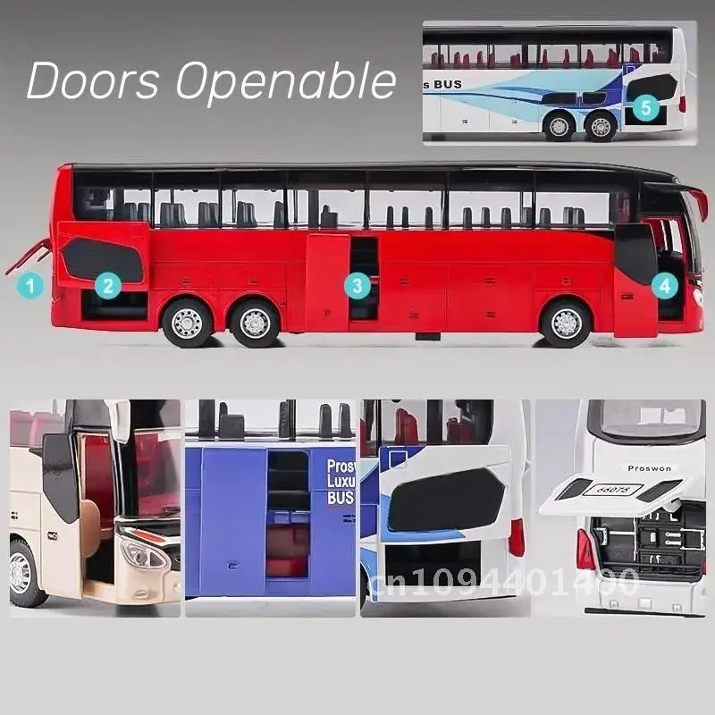 1/50 SETRA Роскошный тренерский автобус игрушечный автомобиль литая под давлением