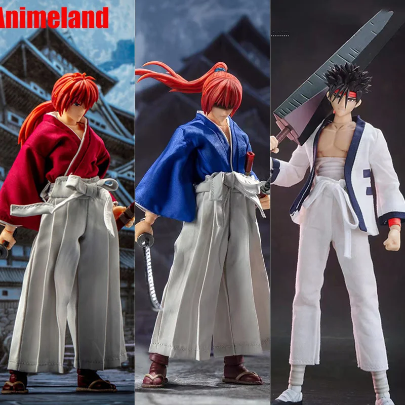Anime-land Dasin Rurouni Kenshin Himura Sagara Sanosuke SHF 1/12 16cm/6 inch PVC Action Figure Model In Stock