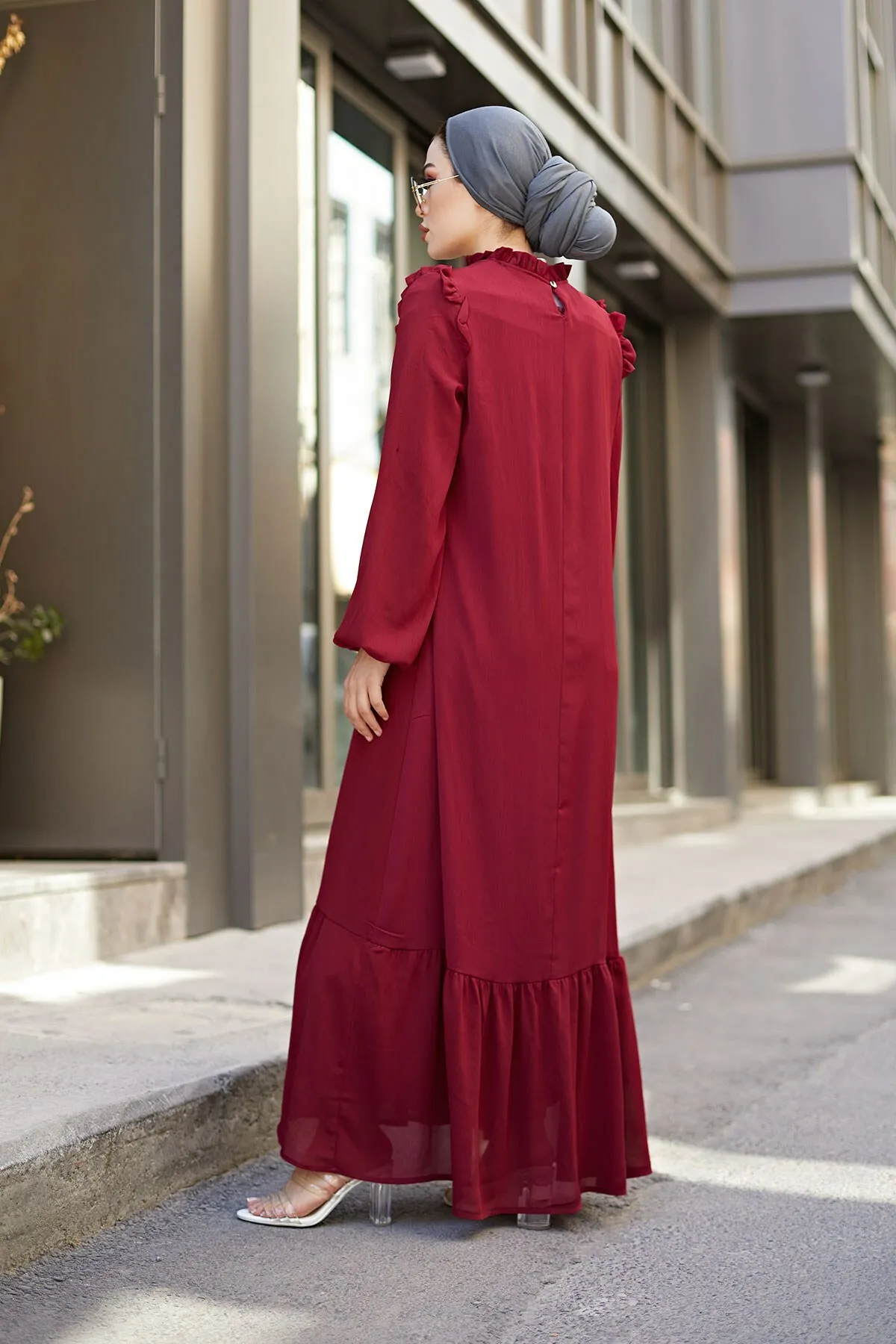 Платье женские платья 2021 кафтан абайя длинные мусульманские Вечерние Хиджаб