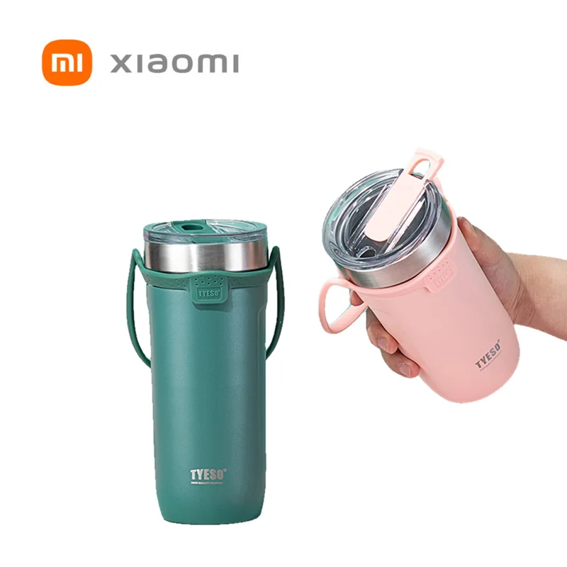 

Автомобильная чашка для воды Xiaomi Youpin, оригинальный подарок Mi, студенческий термос из нержавеющей стали 304, чашка большой емкости, креативная...