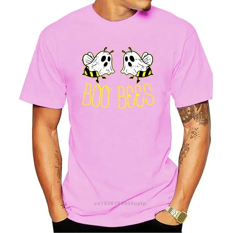 

New Boo Bees Funny Halloween Tee Matching Couple Costume For Her T-Shirt
