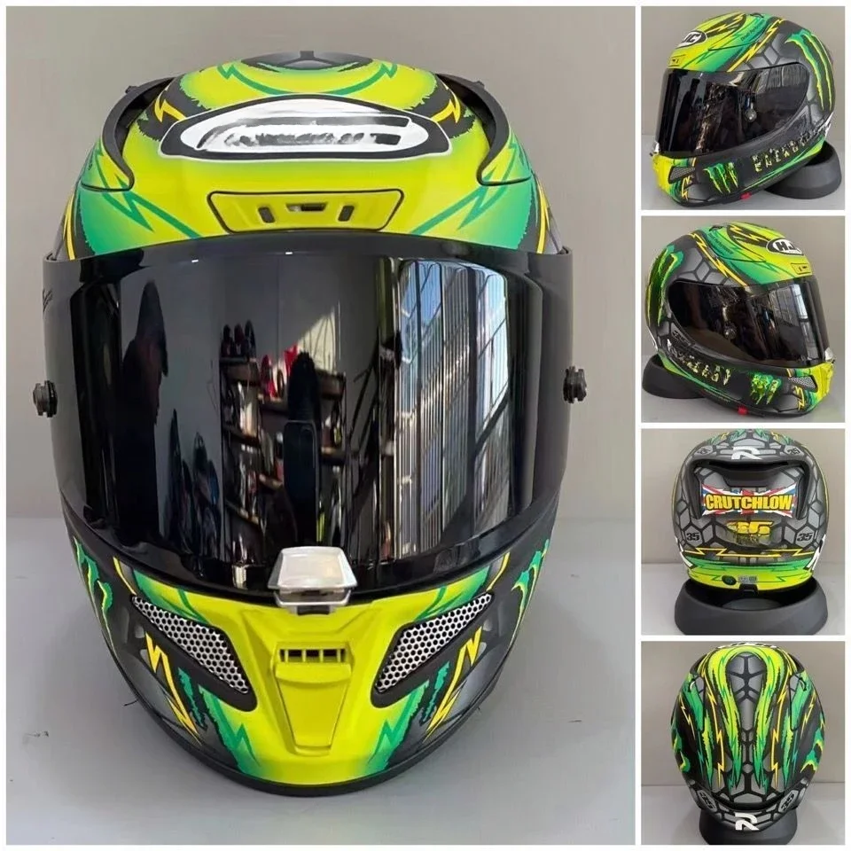 Оригинальный мотоциклетный шлем HJC Venom анфас внедорожный гоночный мужской Cascos Para