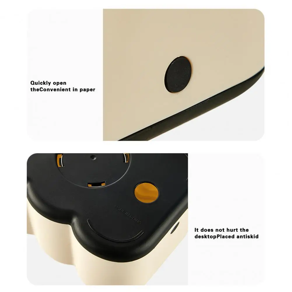 

1 Set Tissue Box Fashion Smooth Edges Convenient Desktop Storage Paper Box Home Supplies Desktop Tissue Box Tissue Holder