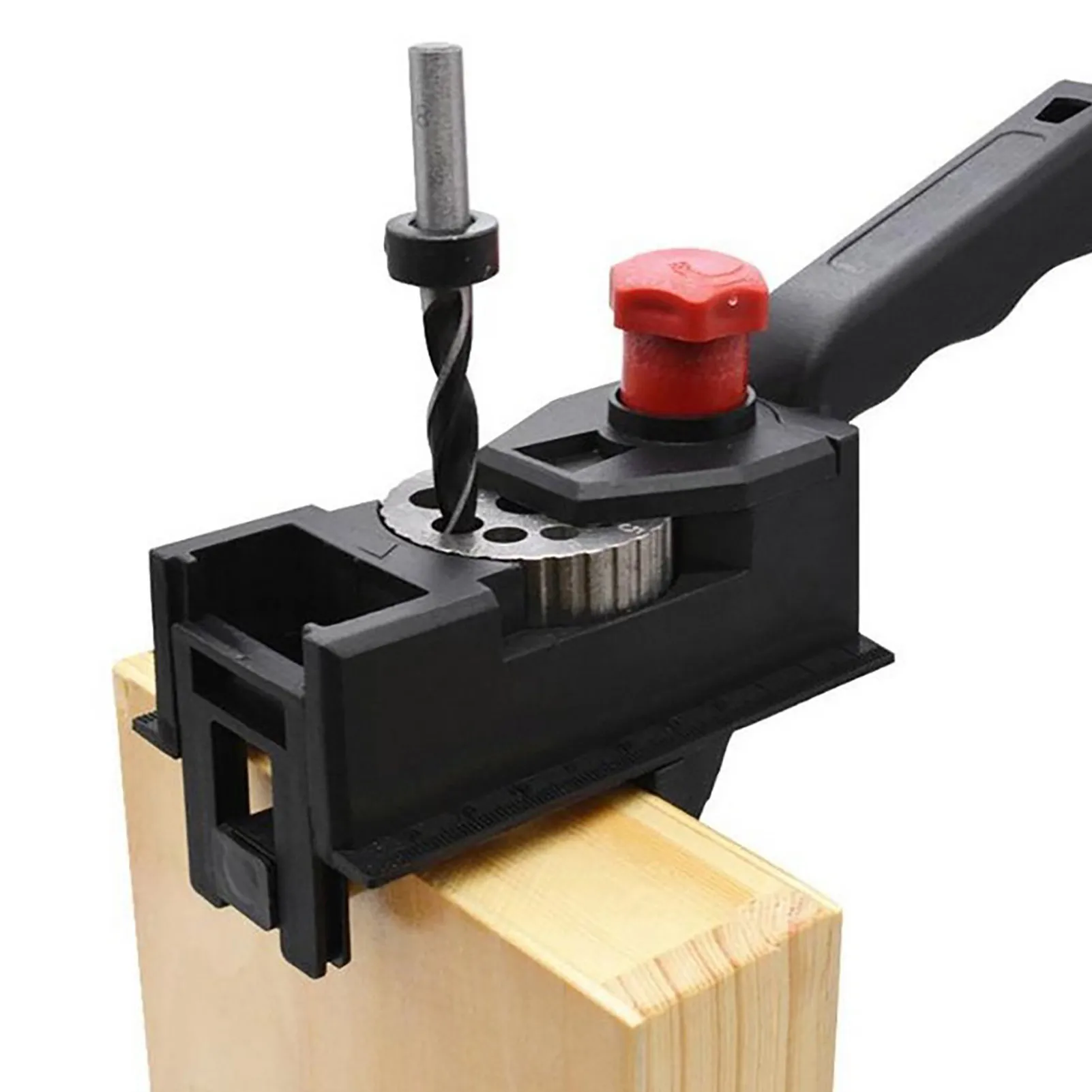 

Handheld Woodworking Doweling Jig Punch Locator Door Punch Hinge Drill Bit Hole 3-12mm Drilling Wooden Plugs Guide Puncher Tools