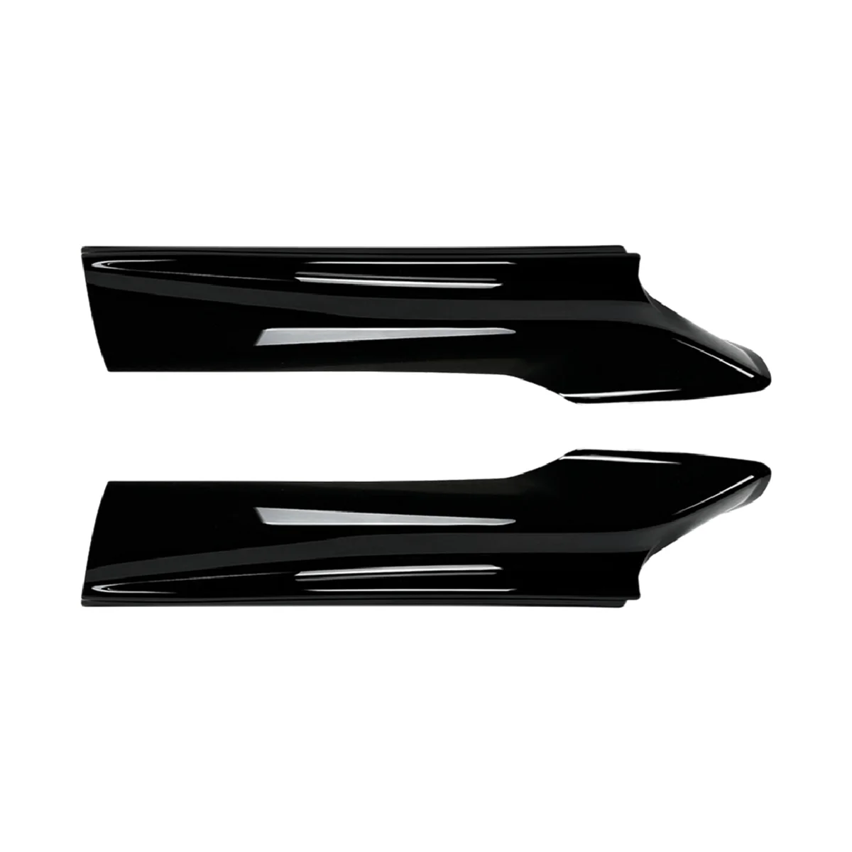 

Car Bright Black Front Bumper Lip Angle Diffuser Splitter Spoiler Protector for 5 Series F10 F11 2011-2017