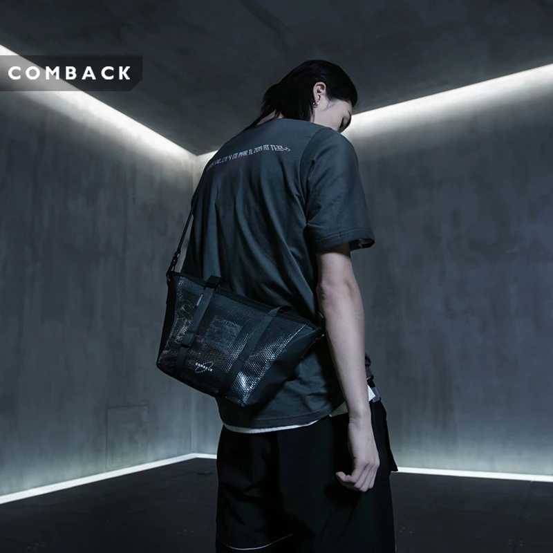 COMBACK X HARDMADE 19SS Men's Cross-Body Bag Fashion Shoulder Tote Casual Shoulder Bag Normcore minimalist Streetwear Darkwear