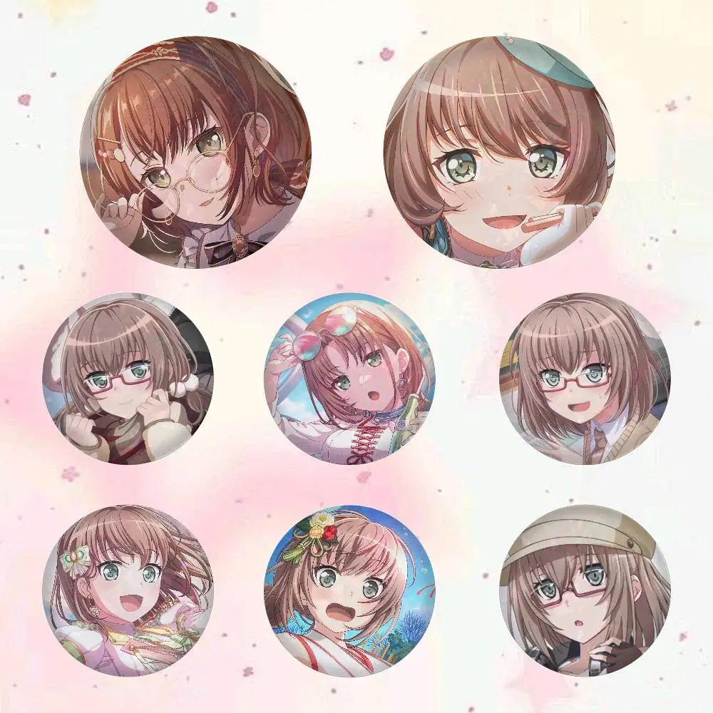 Фото Значки Yamato Maya BanG Dream Anime, круглые, 25, 32, 44, 58, 75 мм, для косплея, украшение для сумок, подарки для фанатов, друзей, броши, сувениры №4