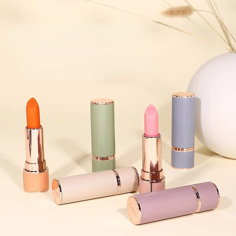 

Colorful Pearl Lipstick Nature Brighten Long Lasting Glitter Lip Gloss Sexy Nude Lip Makeup Easy To Wear Non-stick Cup Cosmetics