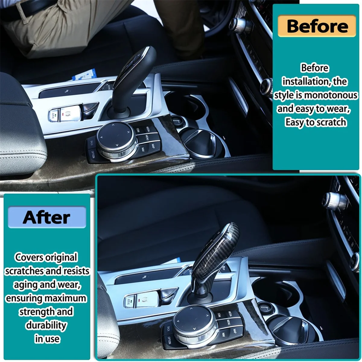 Для 5 7 серии G30 G11 G12 X3 X4 G01 G02 Автомобильная ручка переключения передач