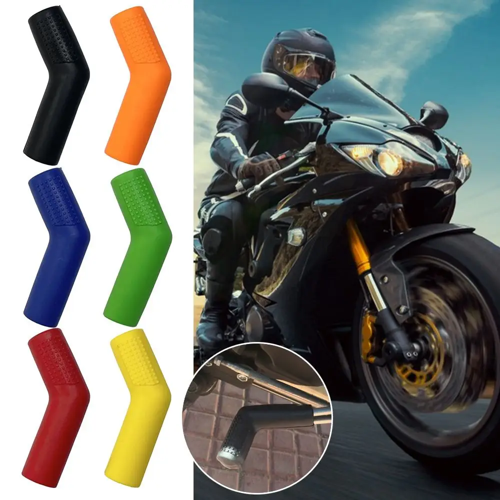 

Разноцветный защитный чехол для автомобиля Yamaha Honda Suzuki, Резиновая Защитная крышка для рычага переключения передач мотоцикла