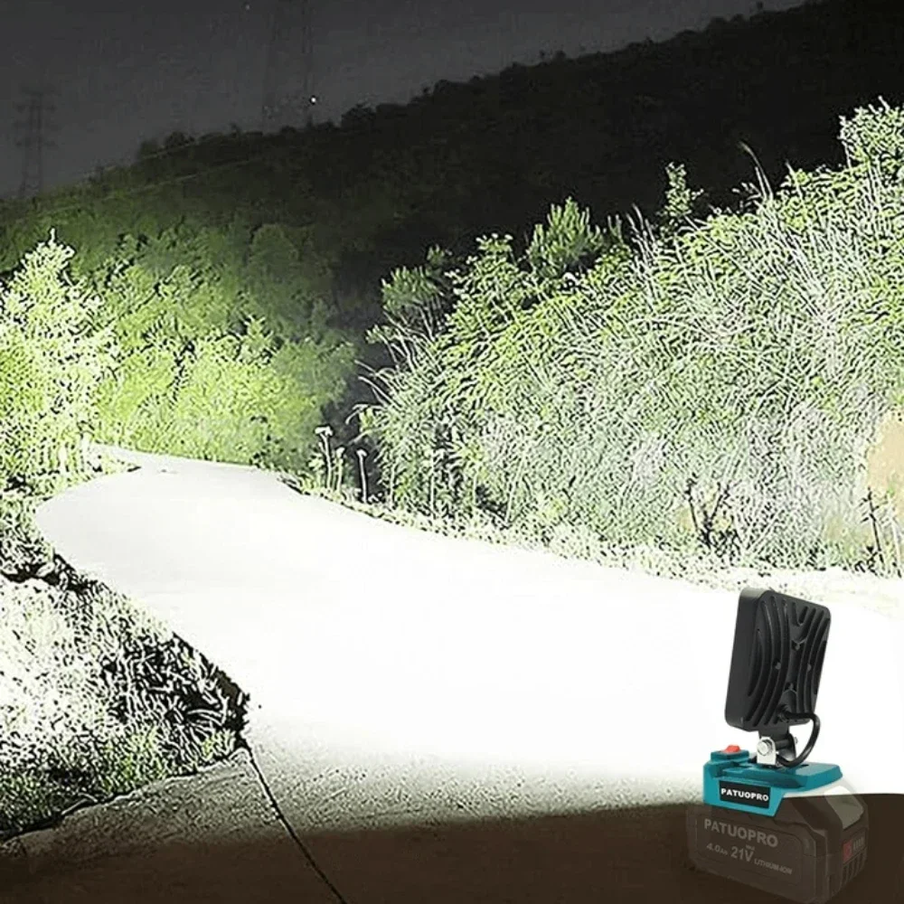 PATUOPRO 180° ° Беспроводные ручные светодиодные рабочие фонари 53 светодиодов