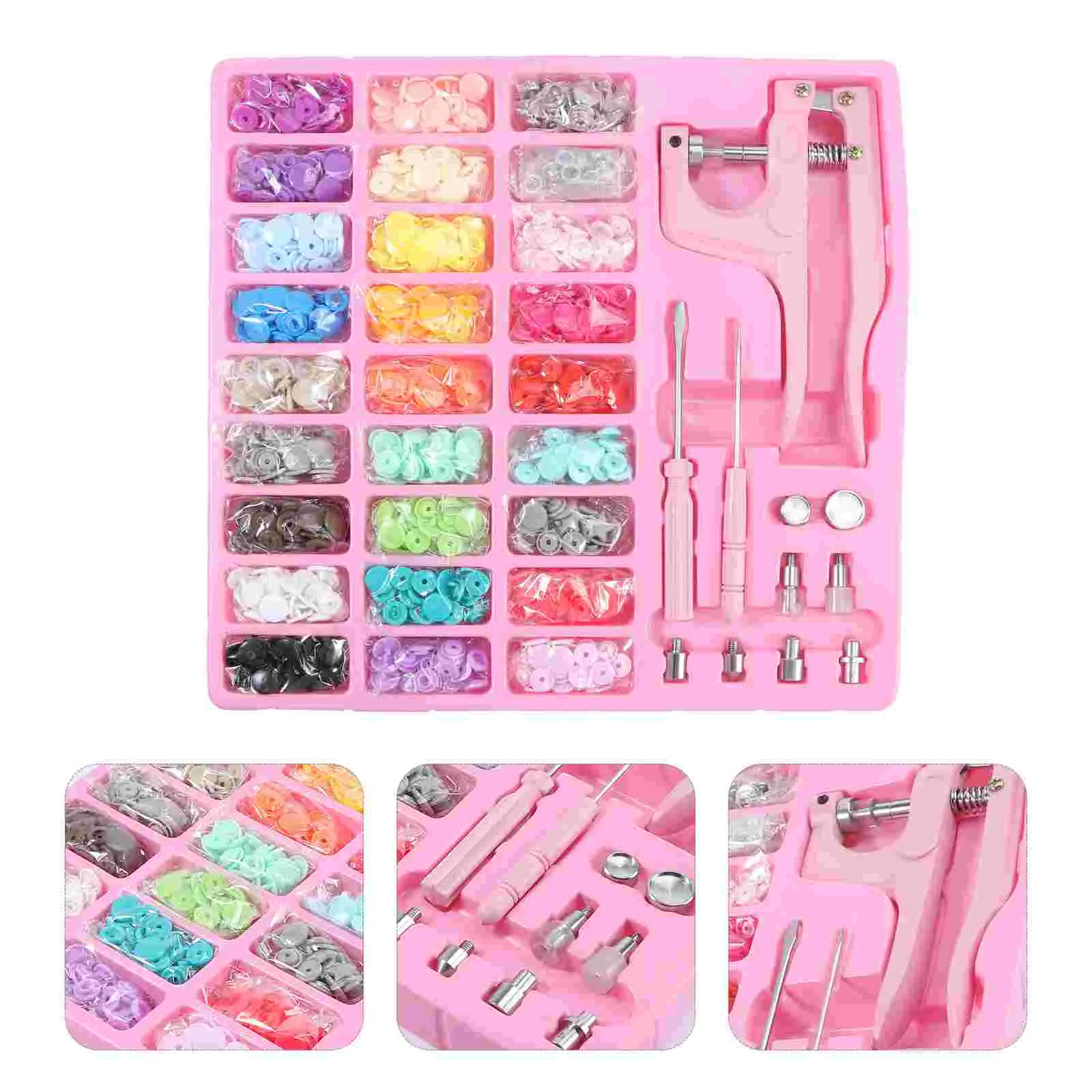 

1 Set Hand Press Snap Fastener Pressing Tool Button Installation Hand Tool