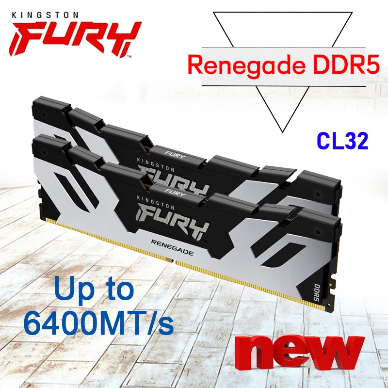 

Память Kingston FURY Renegade DDR5 16 ГБ 32 ГБ 6000 МГц 6400 МГц D5 для настольных ПК Intel LGA 1700 AM4 материнская плата CL 32 игровая ОЗУ Новинка