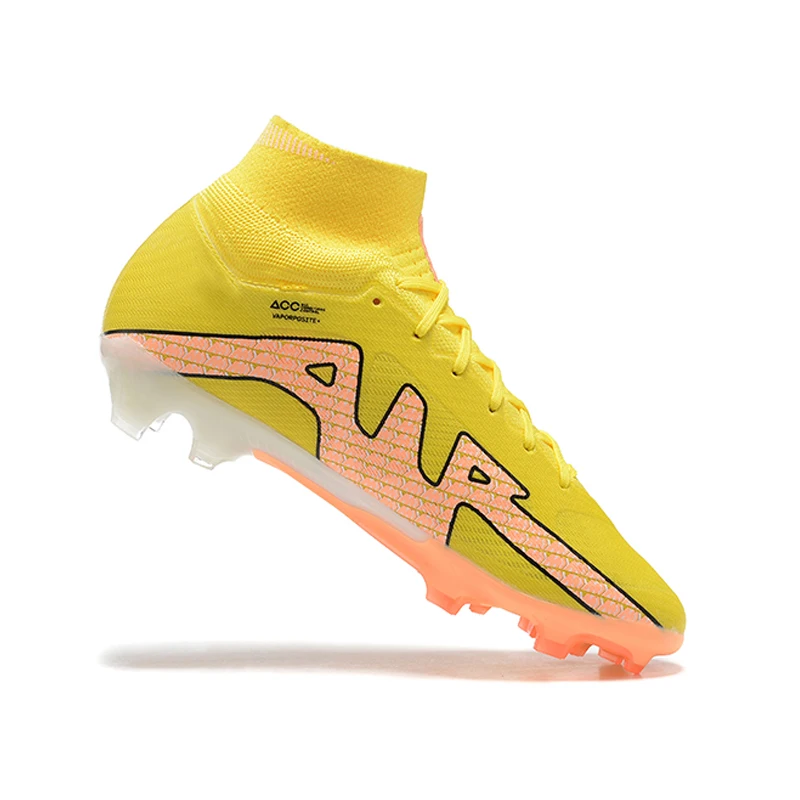

Men Football Boots For Kids Soccer Cleats Superfly Boots Long Spikes FG High Ankle Grass Training Sport Sneakers