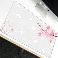 cherry blossoms mouse pad anime notbook computer xl mousepad overlock edge big gaming gamer to laptop speed keyboard mouse mat