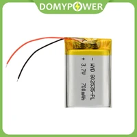 700mah 3 7v 802535 lithium polymer rechargeable li ion cell battery for bluetooth speaker mp5 gps pda law enforcement recorder