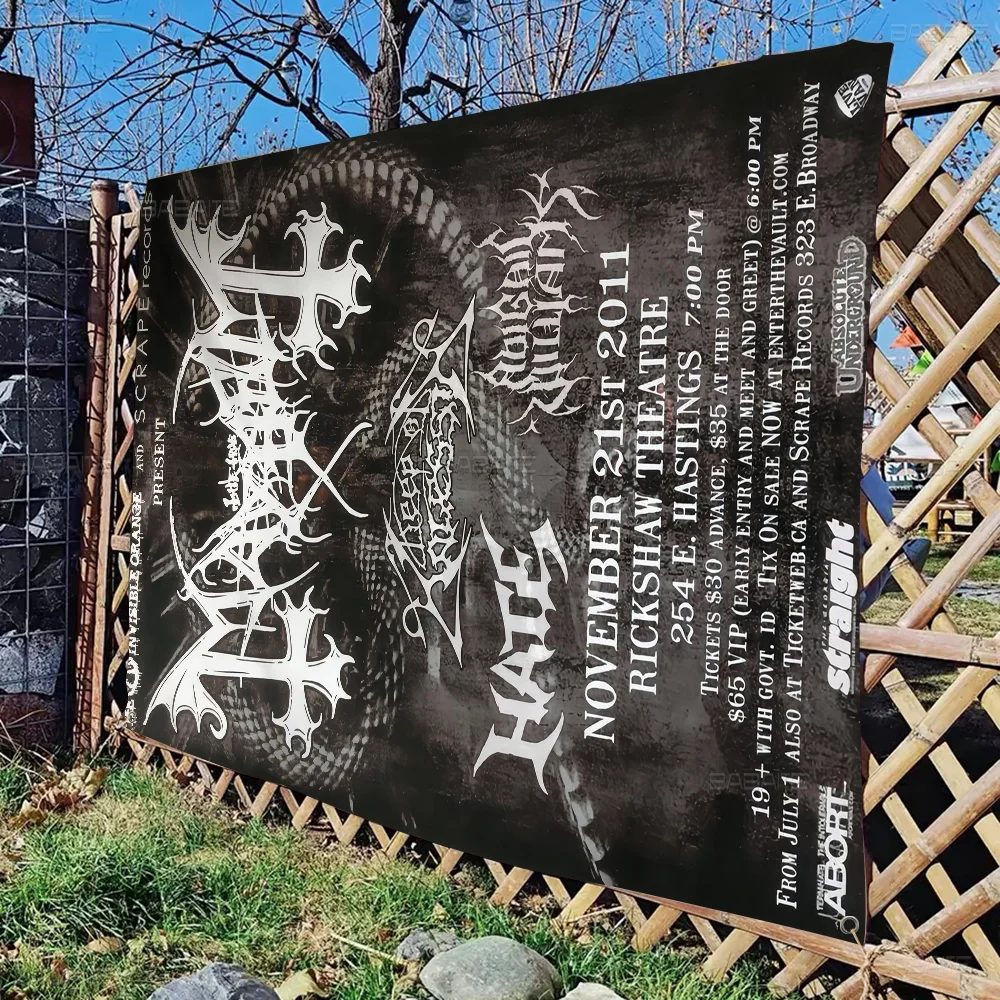 Группа M-Mayhem мультяшный флаг искусство научная фантастика Декор для дома