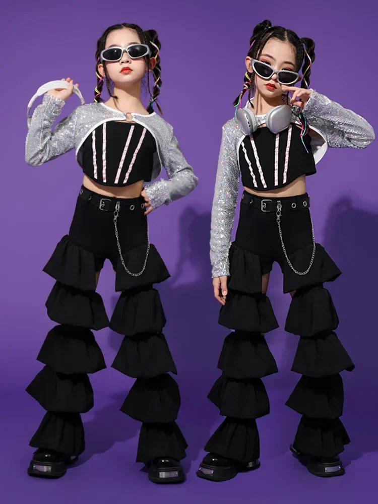 Модель хип-хоп Подиум модная одежда для девушек выступлений крутые джазовые