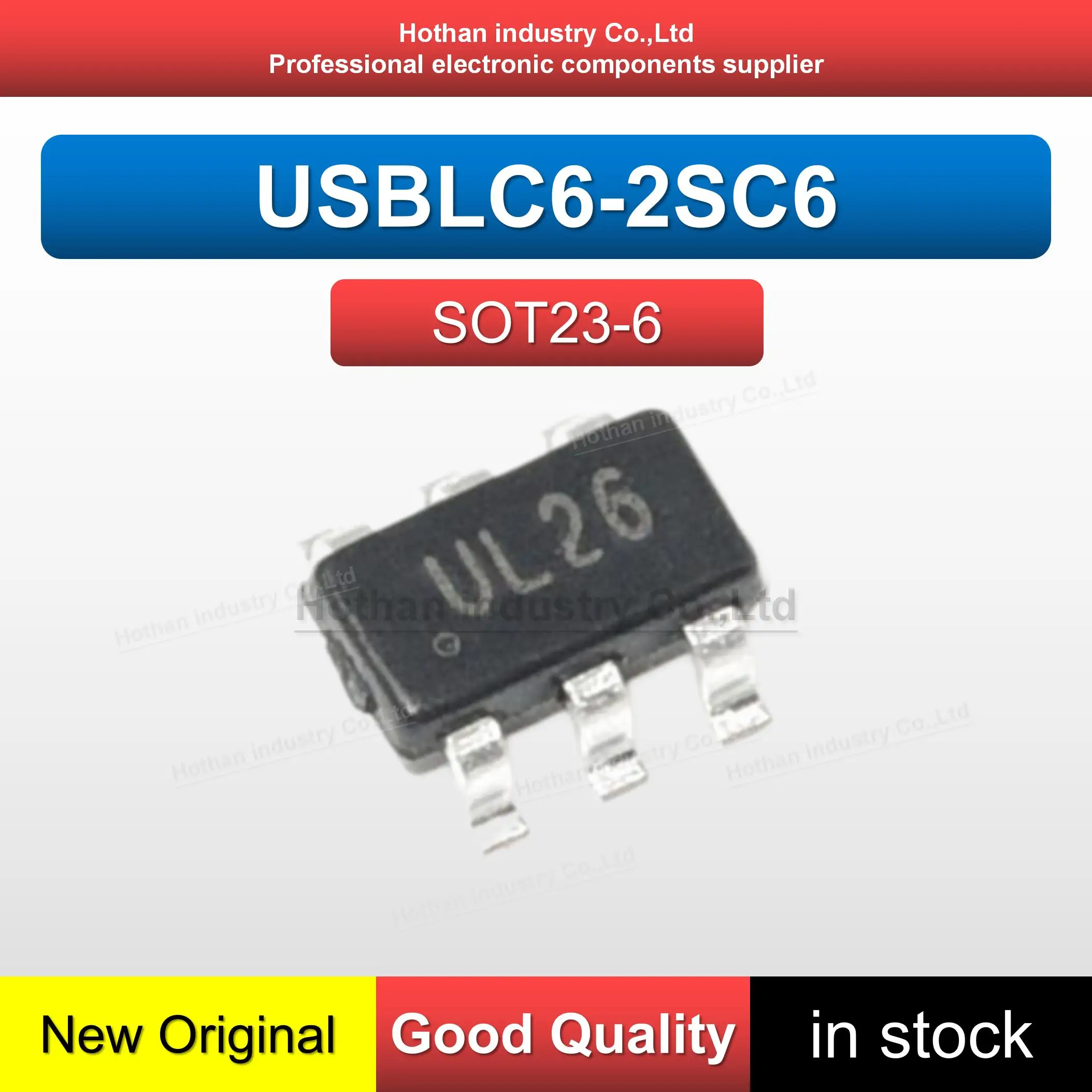 

【10pcs】100% Original USBLC6-2SC6 USBLC6 2SC6 High Quality New