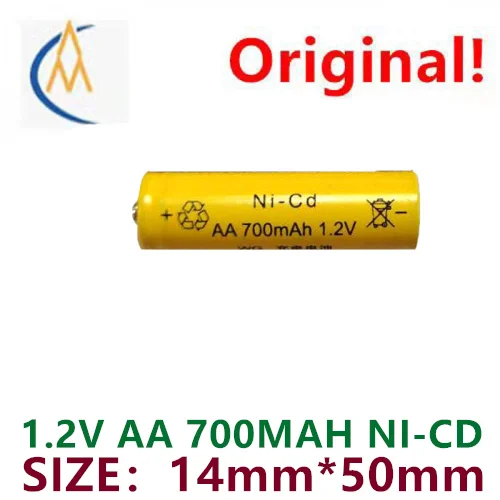 Rechargeable Battery Aa 1.2v 700mah Ni-cd