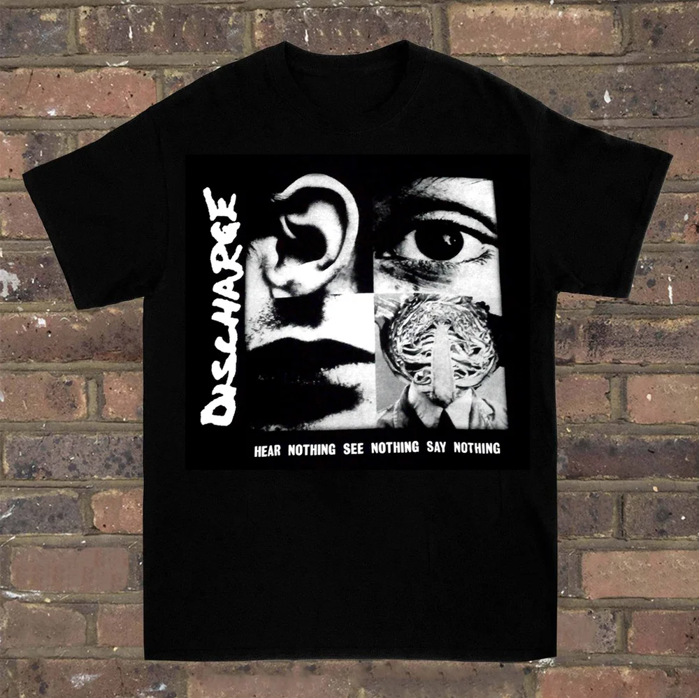 

Discharge Band T-Shirt Unisex Cotton Tee All Sizes Ya288