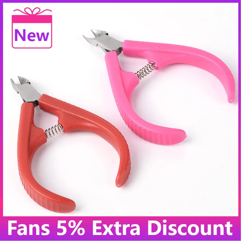 

New 1 Pcs Nail Cuticle Nipper Clipper Cuticle Pusher Dead Skin Remover Cuticle Nipper Tweezer Manicure Finger Toe Nail Tool