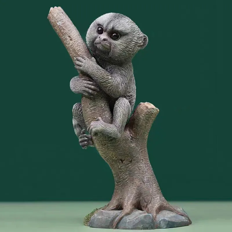 

In Stock JXK155 Separable Tree-hugging Little Monkey Simulation Animal Static Model Statue Decoration