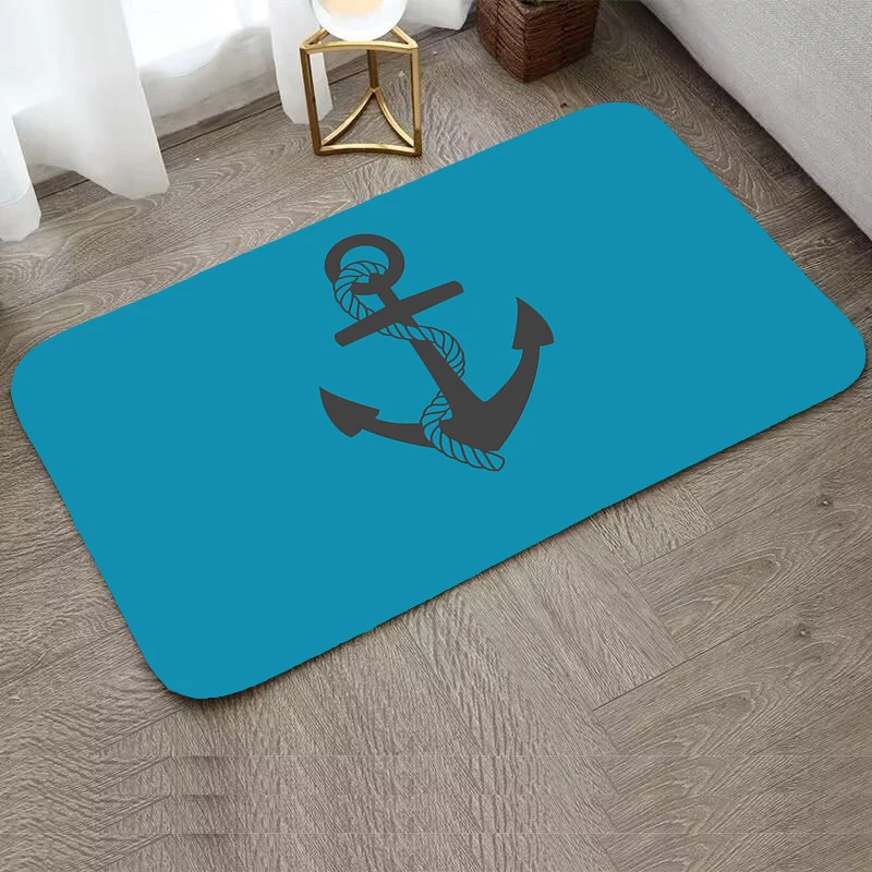 

Boat Anchor Kitchen and Home Items Non-slip Kitchen Mat Mats Bedroom Rug House Entrance Mat Custom Rugs Living Room Welcome Deal