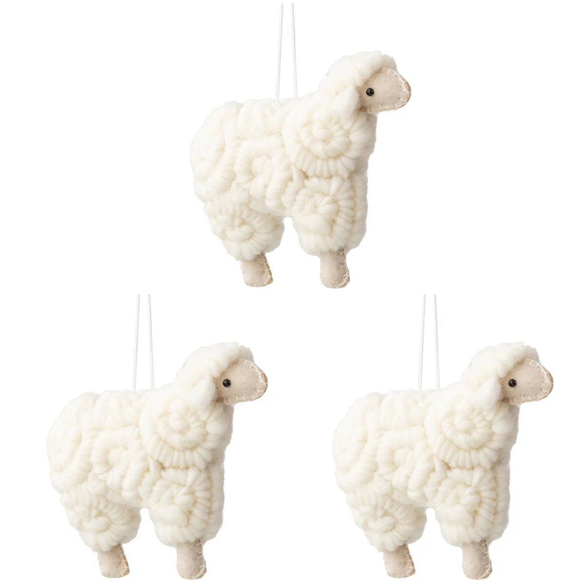

Christmas Tree Hanging Ornamentsornament Decor Lamb Decoration Elve Sheep Pendant Figurine Felt Decors Pendants Stuffed Props