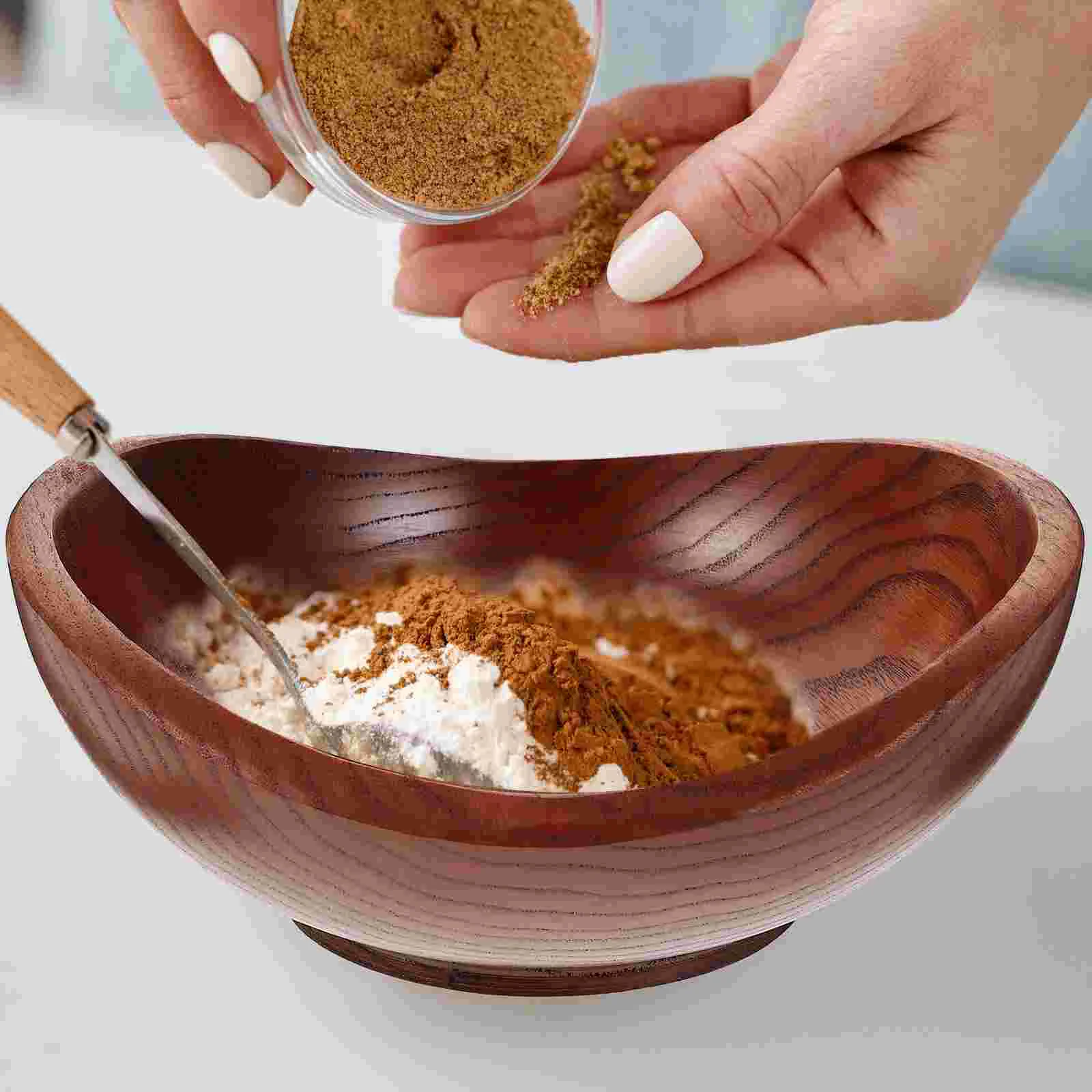 Миска мисо из цельного дерева фруктовый салат Юаньбао мармелад креативная