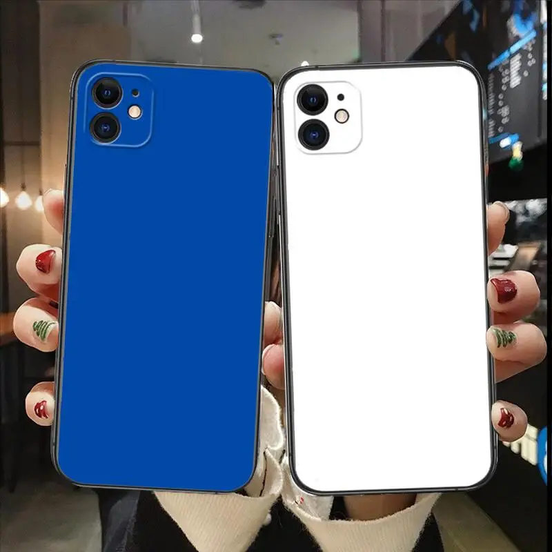 

Solid Color Fashion Dumb Black Phone Case for IPhone 14 13 12 11 Pro Max Mini SE XR X XS Max 8Plus 7plus New Shell Phone Cover