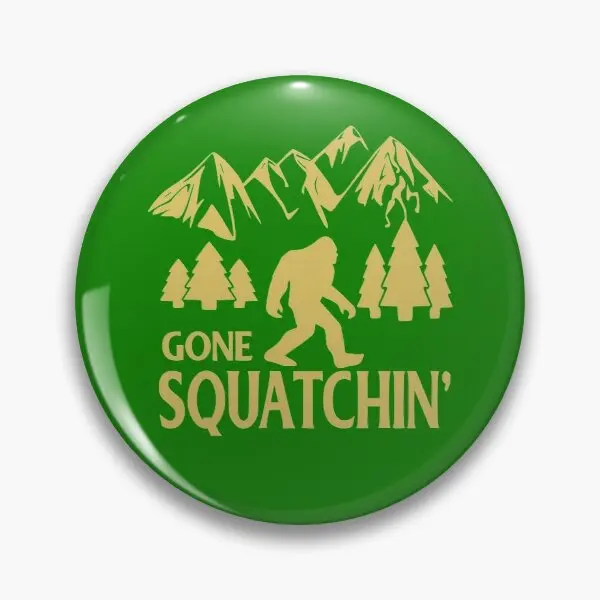 

Gone Squatchin Customizable Soft Button Pin Lapel Pin Fashion Women Hat Decor Lover Metal Creative Collar Jewelry Funny Clothes