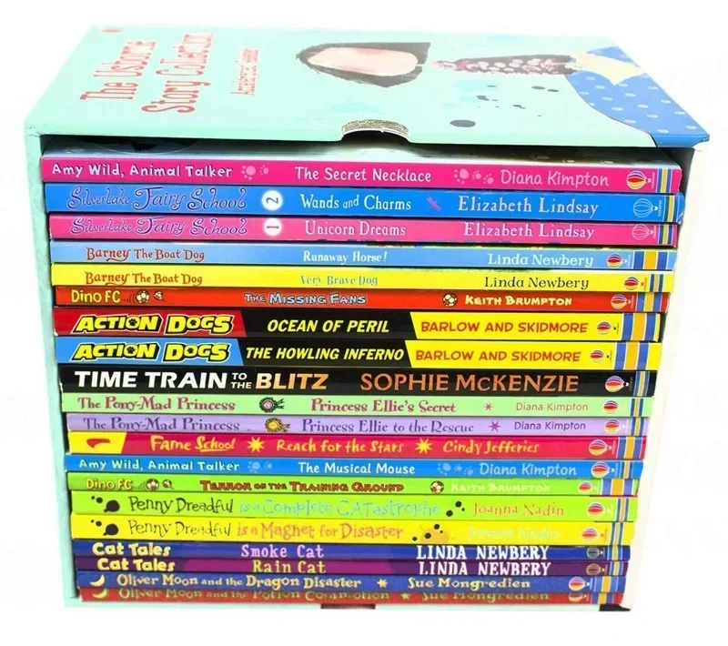 20 книг The Usborne Story Collection английские обучающие книги с рисунками для детей книга