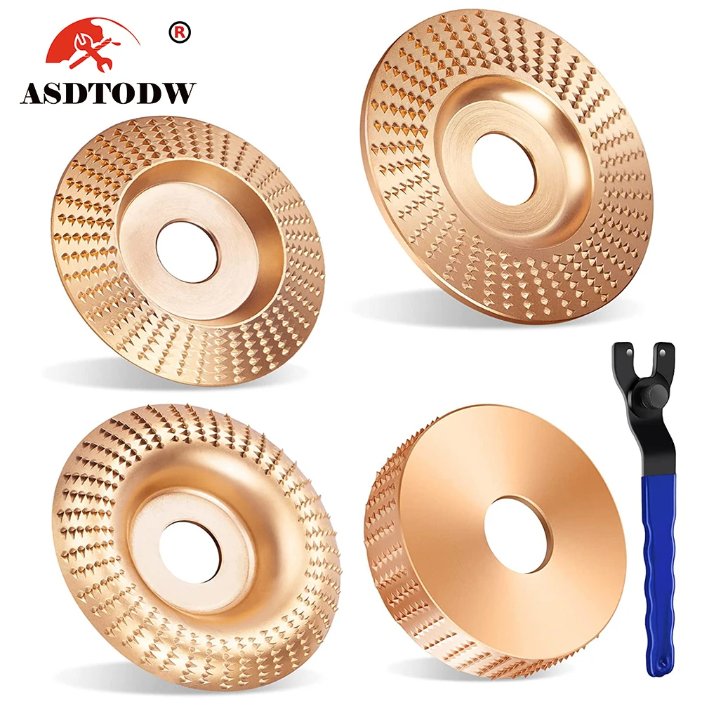 Wood Carving Disc Set  Wood Grinding Polishing Wheel  Wood Carving Tool  with  Abrasive Disc Tools for Angle Grinder Woodworking